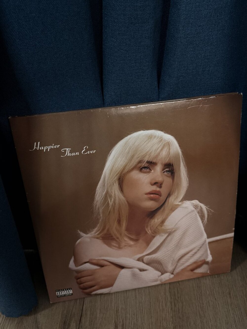 Billie Eilish Happier Than Ever Music Album (Brown cover) — Like New